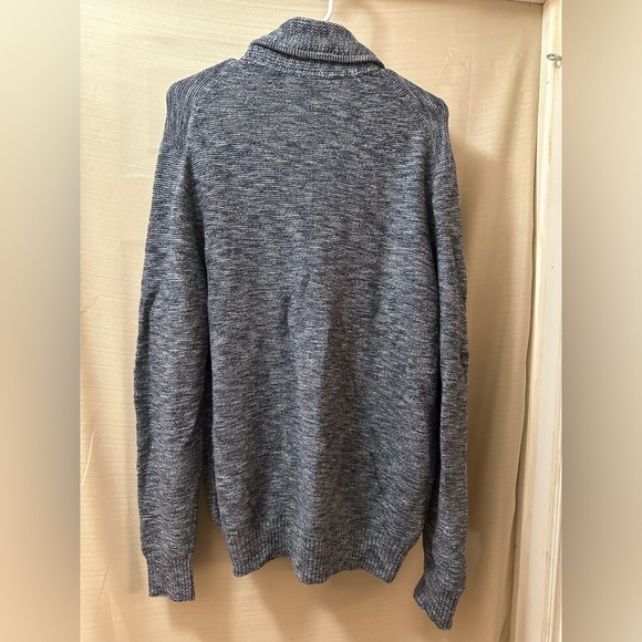 Timberland Knit Zip-Up Sweater Men’s Medium Shawl Collar Winter Fall Vibes - Picture 6 of 6